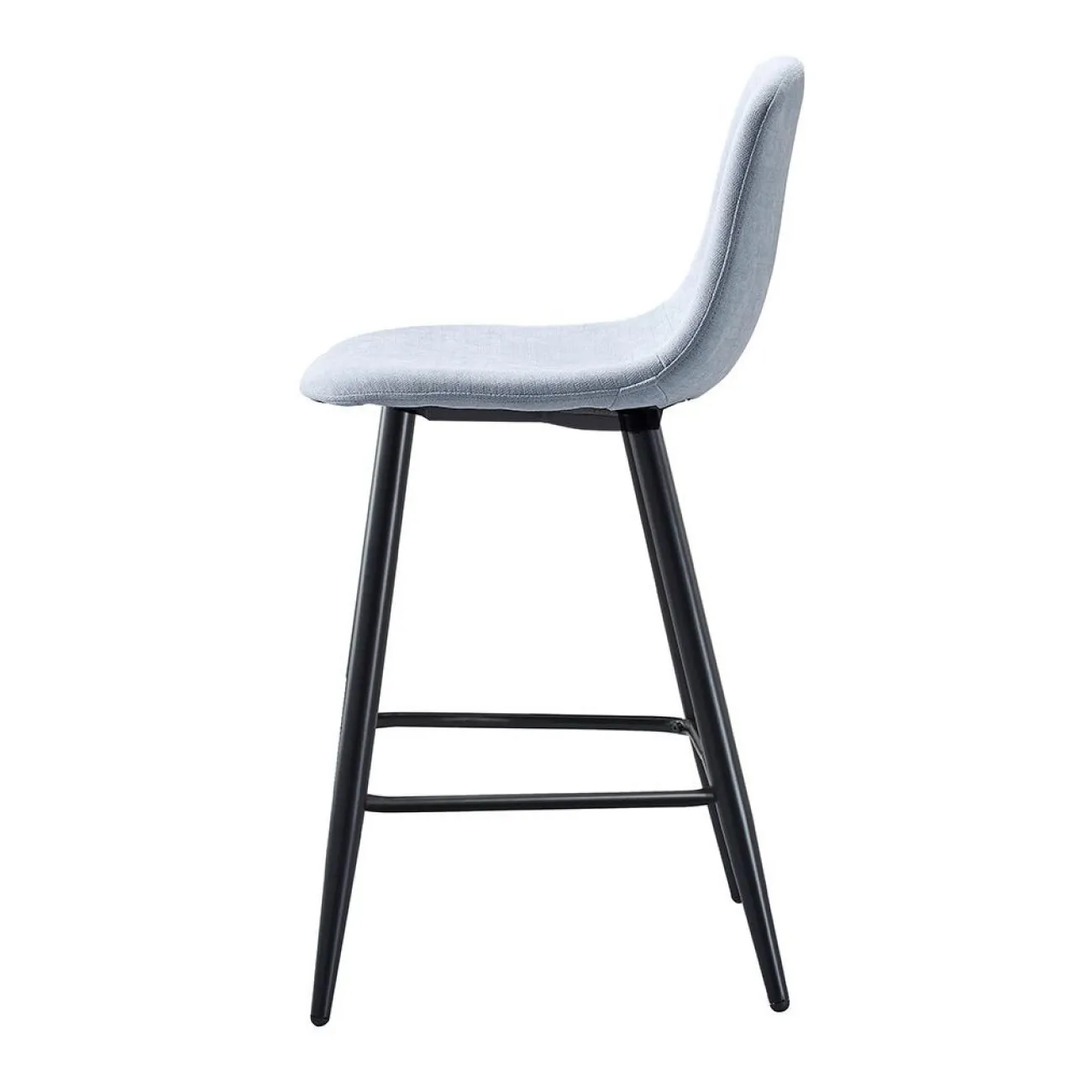 Стул полубарный 350S голубой TD3052-4/черный ESF