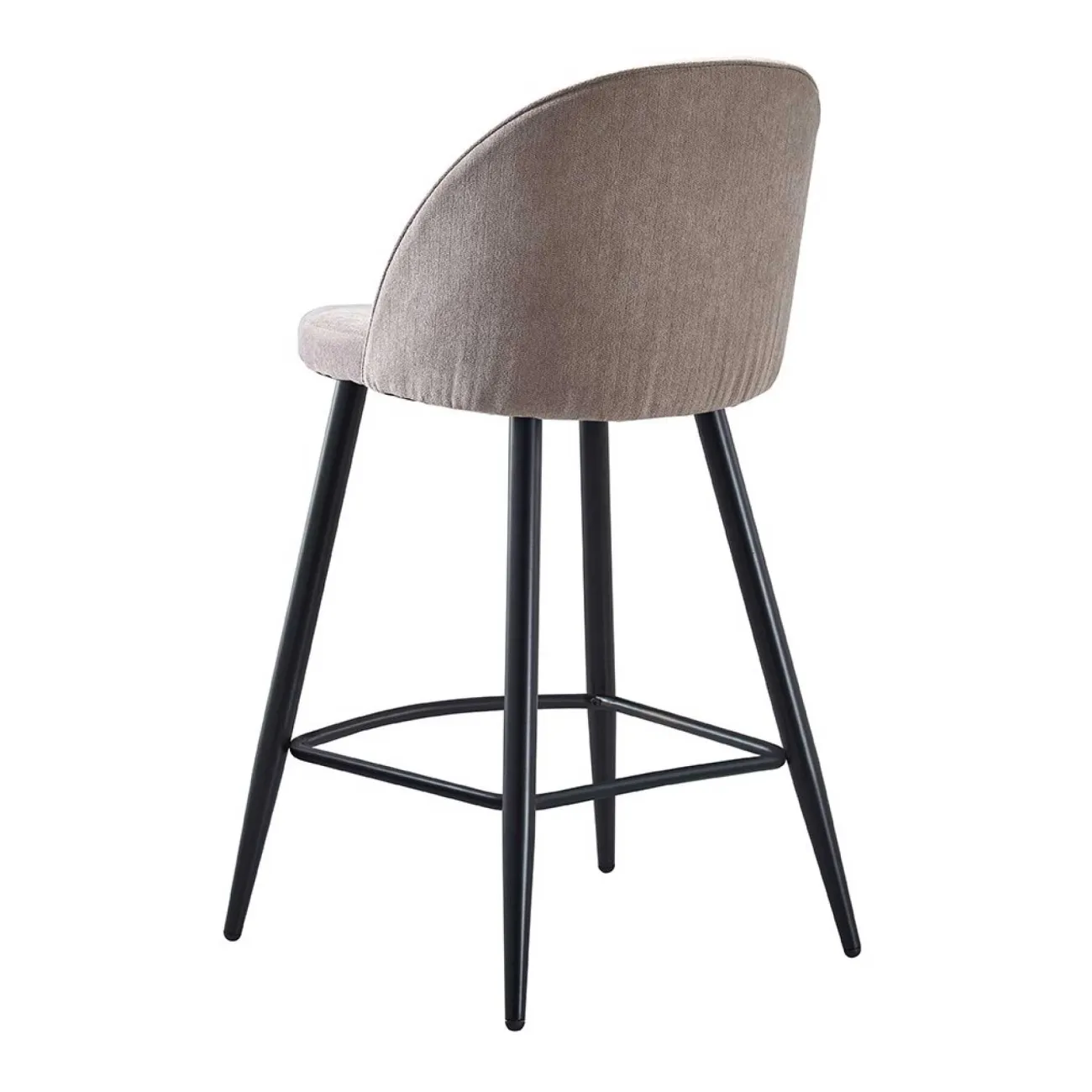 Стул полубарный 373B-2 бежевый TD3052-11/черный ESF Стул полубарный 373B-2 бежевый TD3052-11/черный ESF