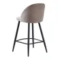 Стул полубарный 373B-2 бежевый TD3052-11/черный ESF