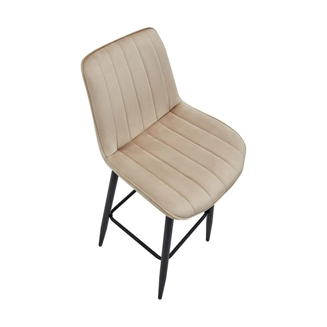 Стул полубарный CG1953B бежевый UF910-01 ESF