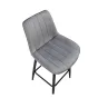 Стул полубарный CG1953B серый UF910-03 ESF