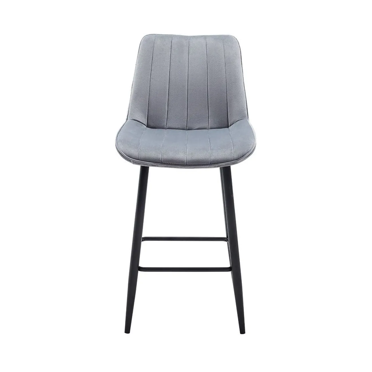 Стул полубарный CG1953B серый UF910-03 ESF