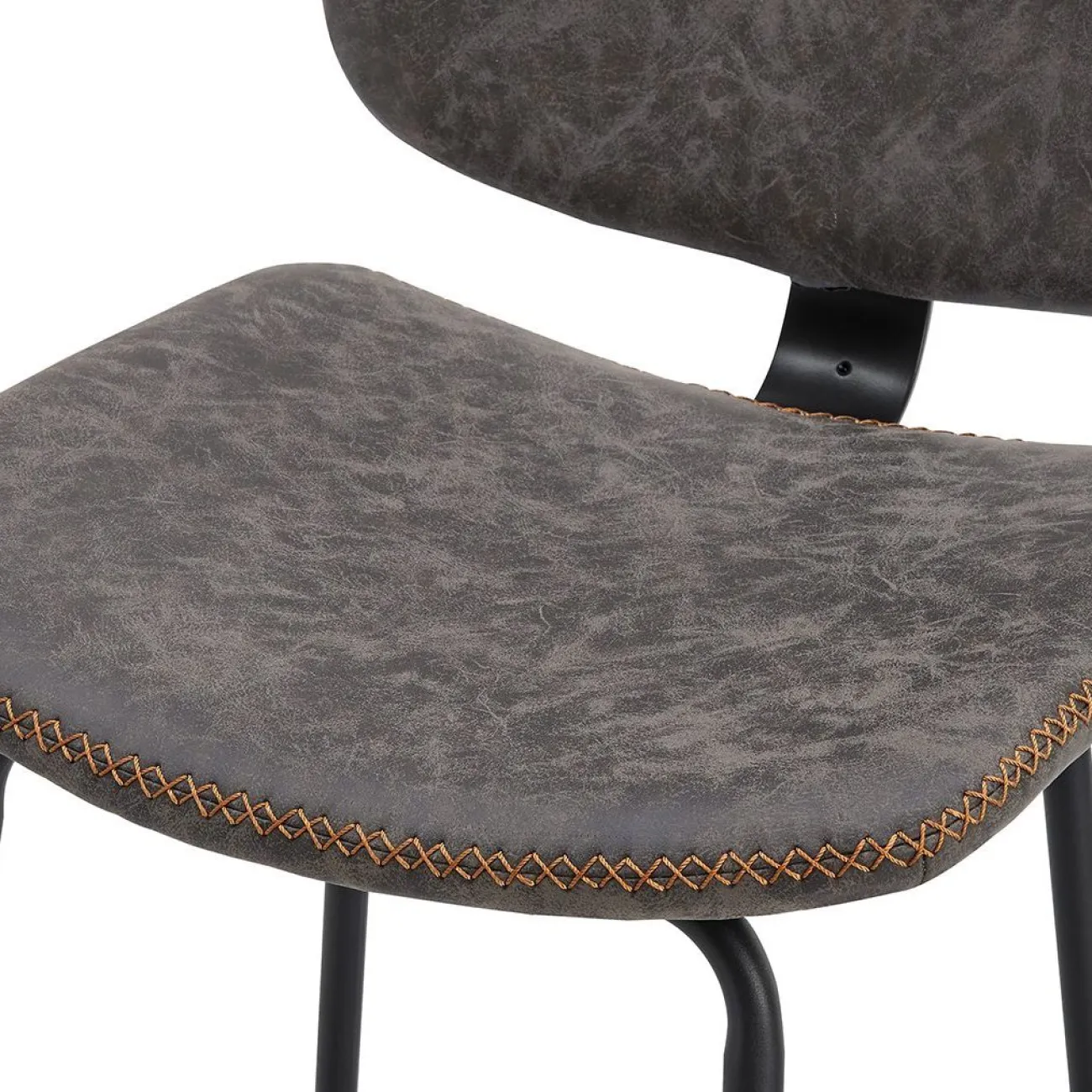 Стул полубарный CQ-5397 серый 2089 ESF