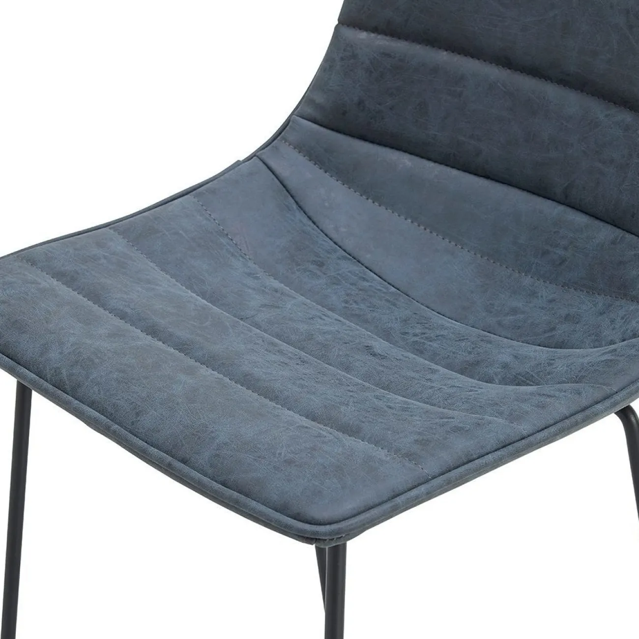 Стул полубарный CQ-8280E-1 синий 2078 ESF