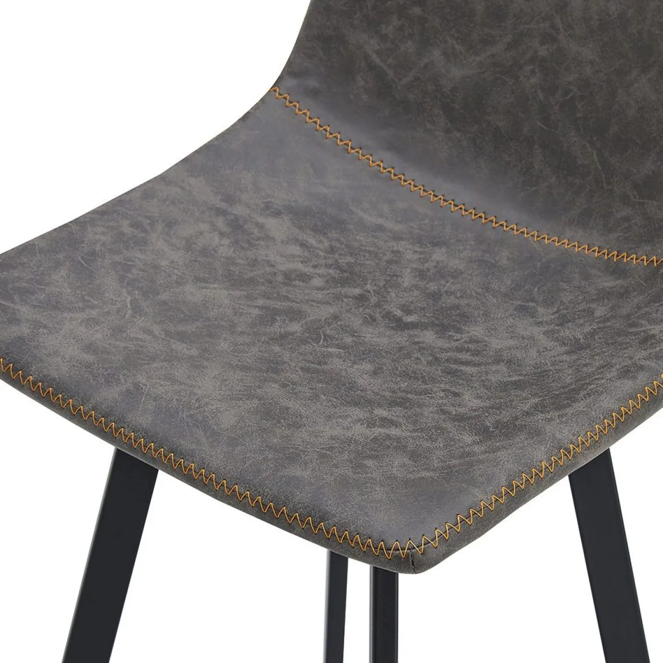 Стул полубарный CQ-8307A-6 серый 2089 ESF