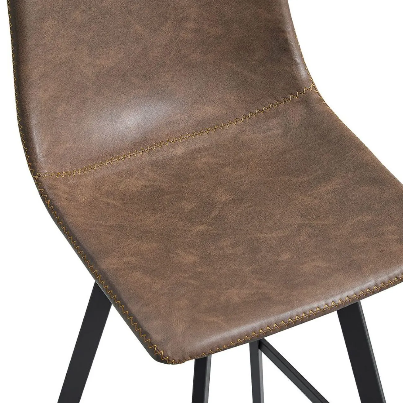 Стул полубарный CQ-8307A-6 коричневый 2075 ESF Стул полубарный CQ-8307A-6 коричневый 2075 ESF