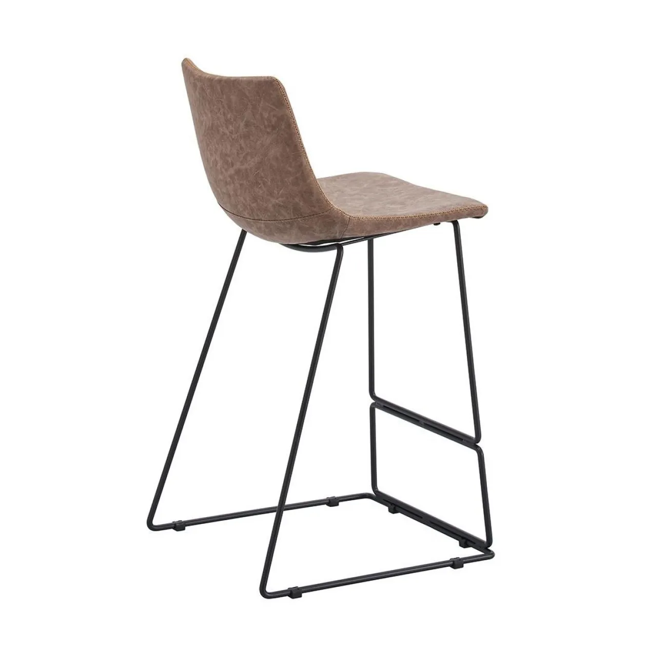 Стул полубарный CQ-8347B коричневый 2090 ESF Стул полубарный CQ-8347B коричневый 2090 ESF