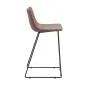 Стул полубарный CQ-8347B коричневый 2090 ESF