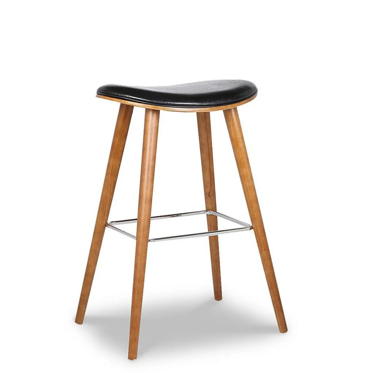 Стул полубарный JY1730-65 черный ESF