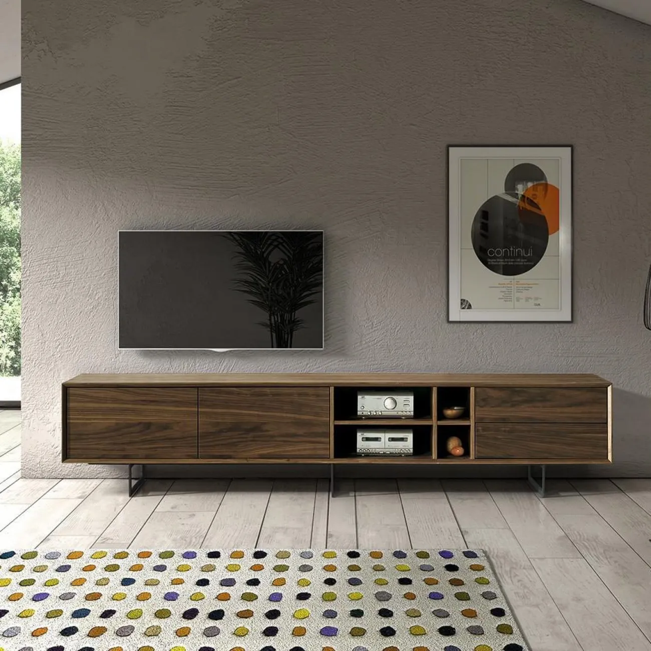 Тумба TV 130 орех ESF Тумба TV 130 орех ESF