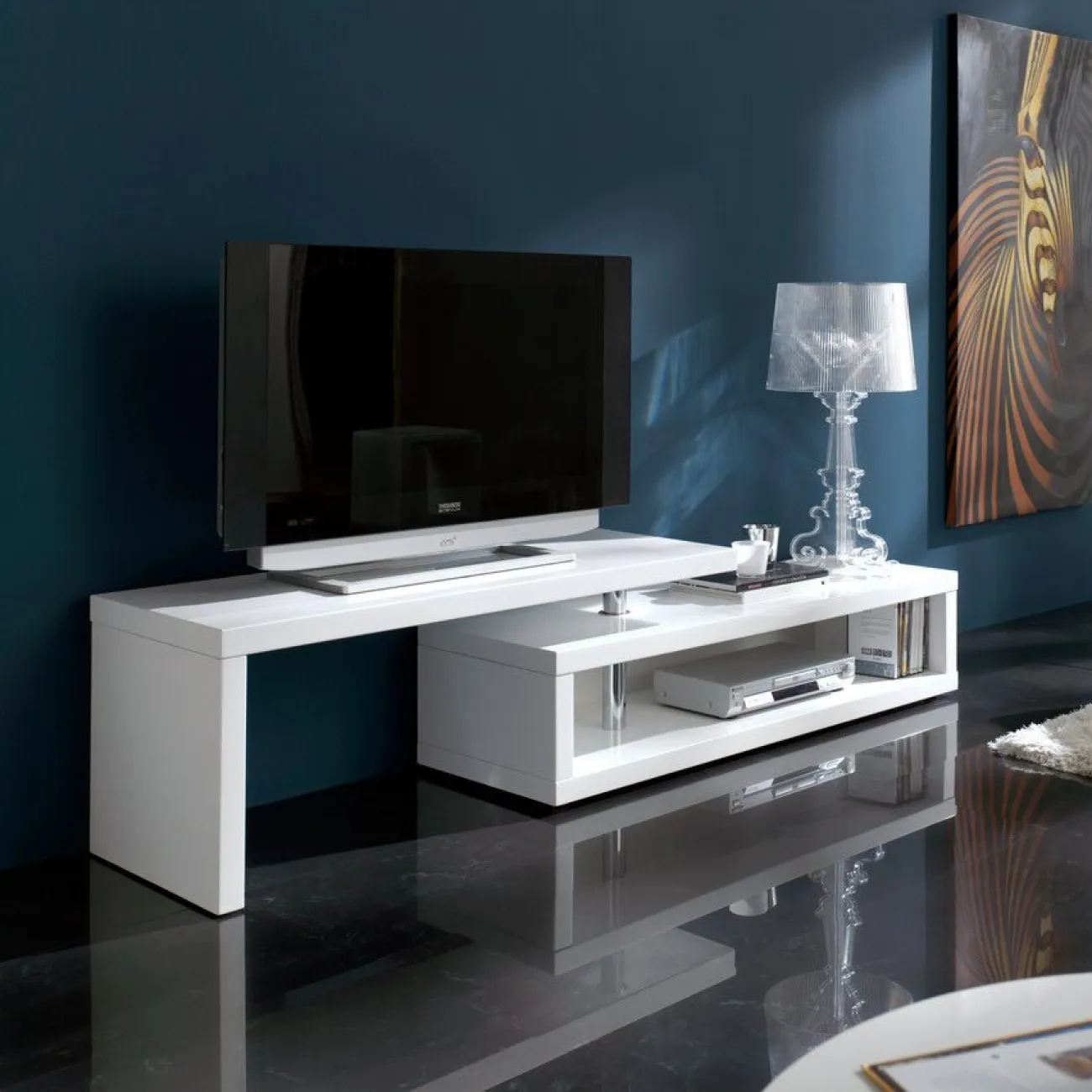 Тумба TV 600 белый ESF