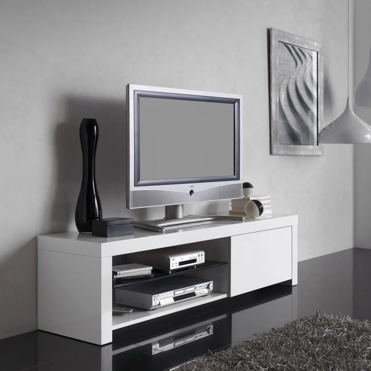 Тумба TV 603 белый ESF