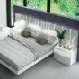 Тумба прикроватная FENICIA  906C белый/серый ESF