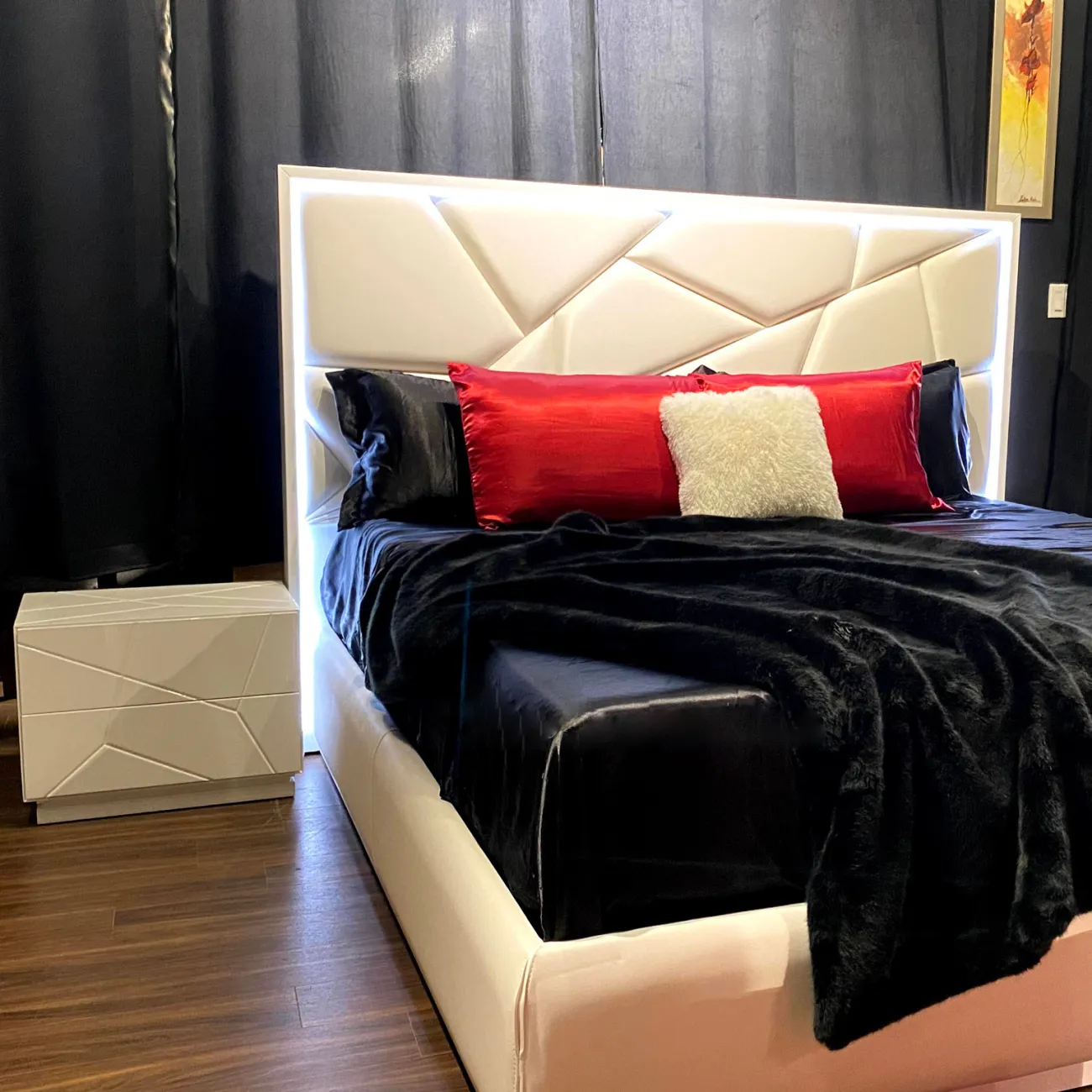 Тумба прикроватная FRANCO KIU 1250 белый ESF Тумба прикроватная FRANCO KIU 1250 белый ESF