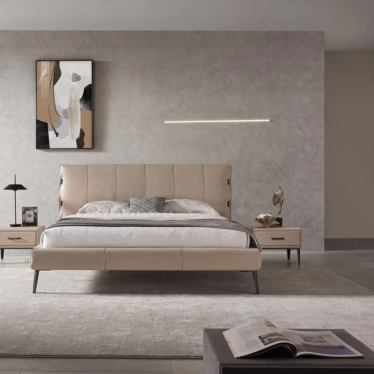 Тумба прикроватная GNS190 бежевый PC019-9042/SA135 ESF Тумба прикроватная GNS190 бежевый PC019-9042/SA135 ESF