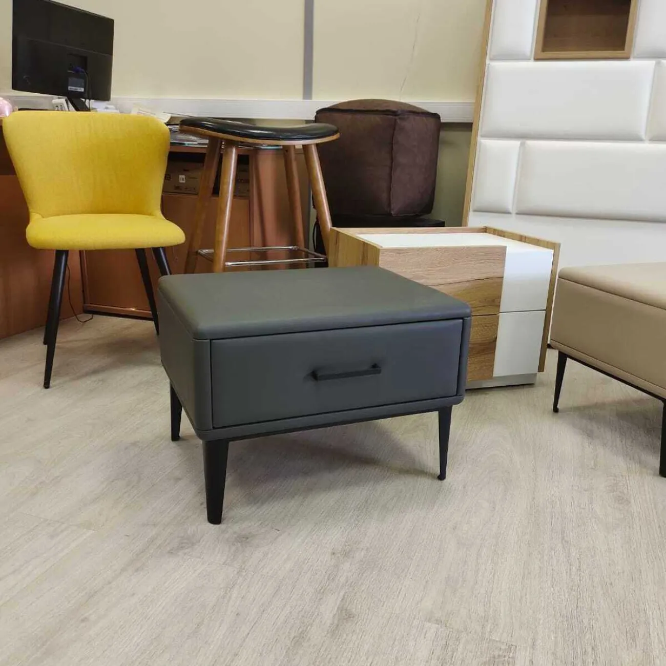 Тумба прикроватная GNS190 графит PC019-4099/SA110 ESF