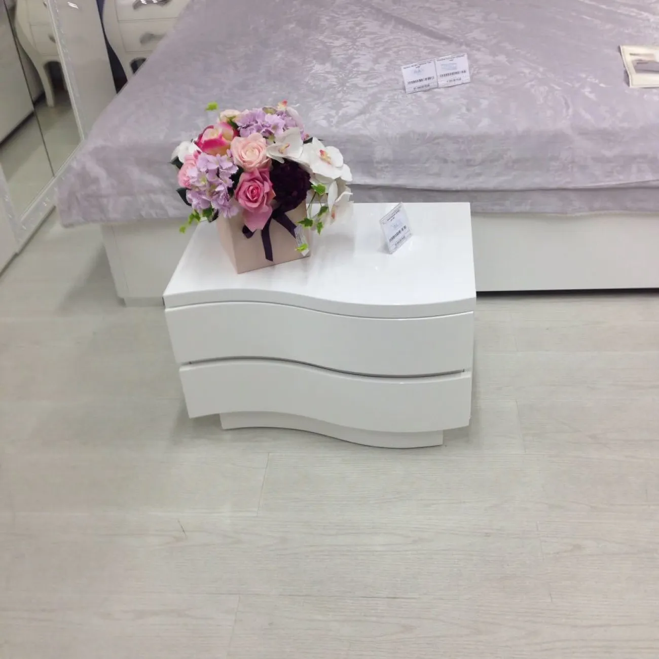 Тумба прикроватная NS306 L белый ESF Тумба прикроватная NS306 L белый ESF