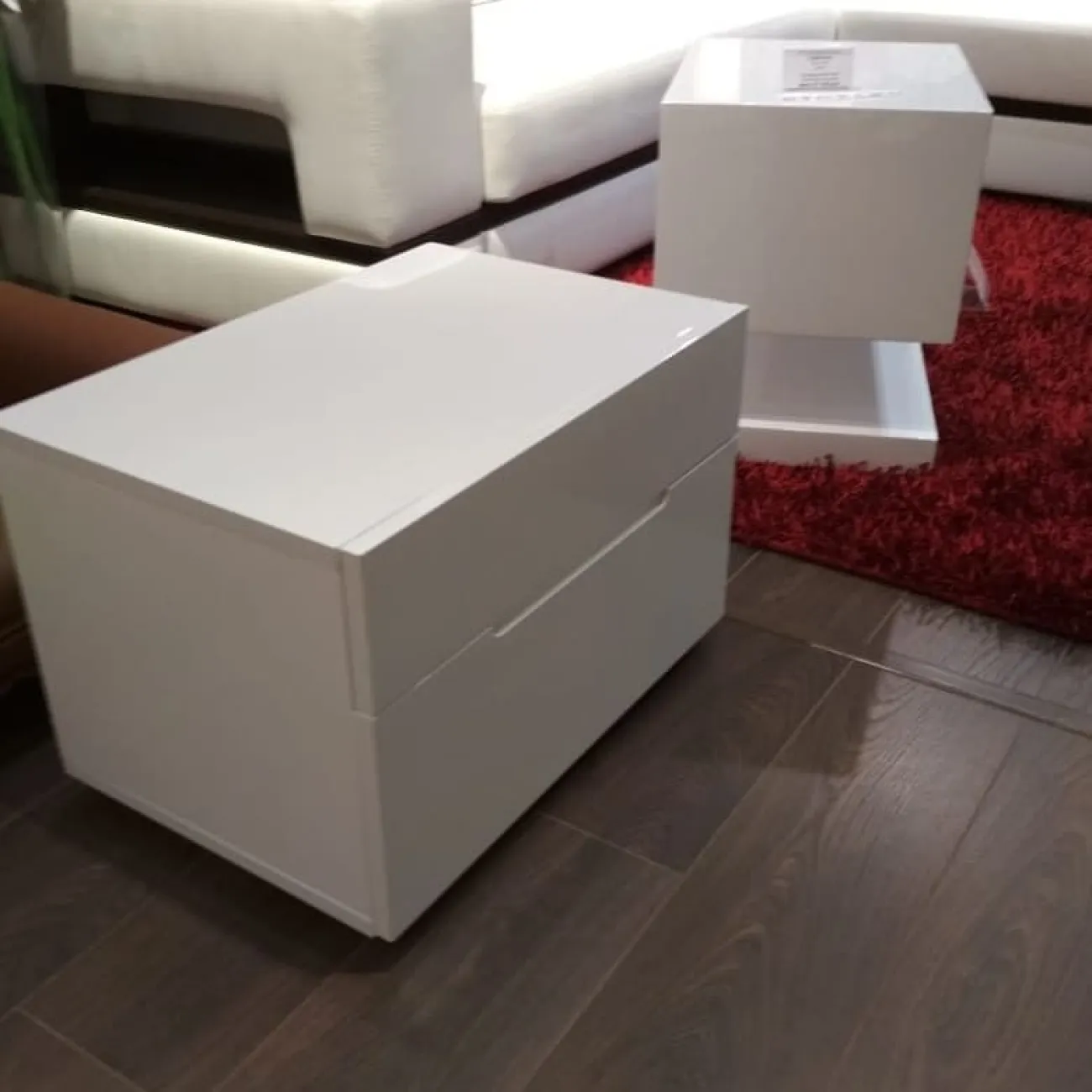 Тумба прикроватная М-100 белая ESF