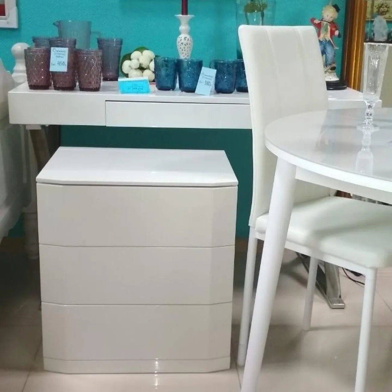 Тумба прикроватная М-112 белый ESF Тумба прикроватная М-112 белый ESF