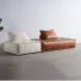 Кожаный и тканевый диван FINNNAVIAN Porlar 35594-29