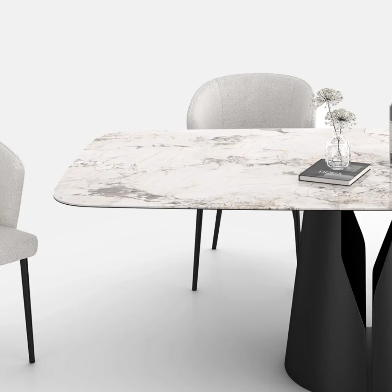 Роскошный минималистичный обеденный стол FINNNAVIAN Gable 35595-29