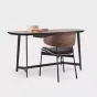 Современный письменный стол на металлических ножках FINNNAVIAN Logan 35598-29