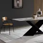 Дизайнерский модный обеденный стол из каменной плиты FINNNAVIAN Track 35602-29