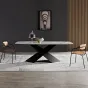 Дизайнерский модный обеденный стол из каменной плиты FINNNAVIAN Track 35602-29