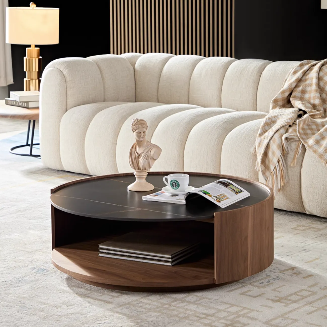 Легкий и современный деревянный журнальный Столик FINNNAVIAN Malone 35604-29 Легкий и современный деревянный журнальный Столик FINNNAVIAN Malone 35604-29