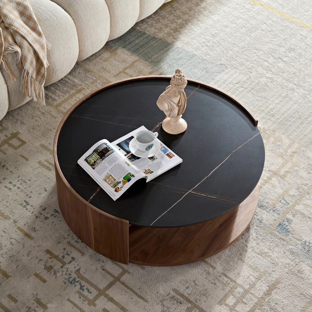 Легкий и современный деревянный журнальный Столик FINNNAVIAN Malone 35604-29 Легкий и современный деревянный журнальный Столик FINNNAVIAN Malone 35604-29