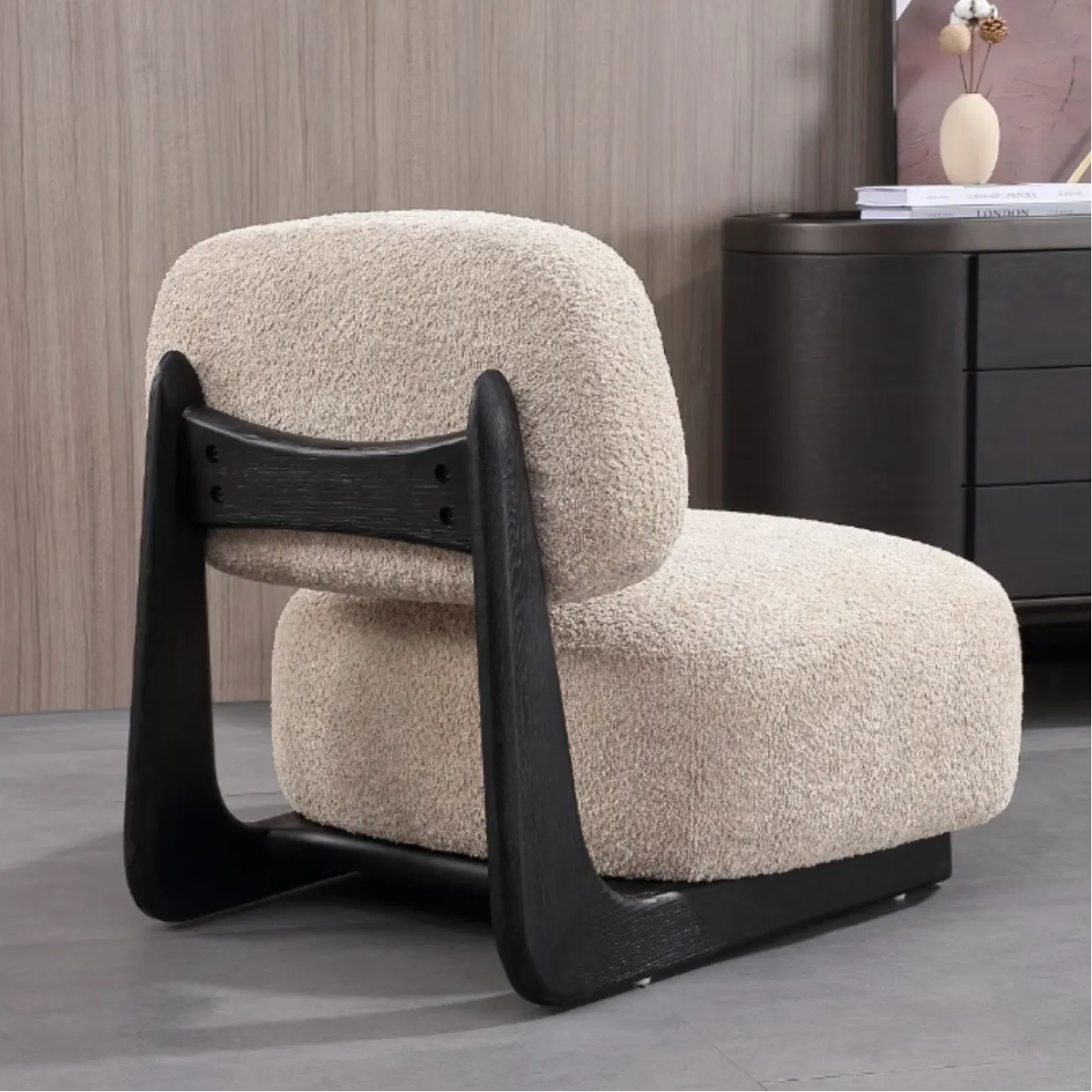 Современное тканевое кресло в ретро стиле FINNNAVIAN Otra 35606-29 Современное тканевое кресло в ретро стиле FINNNAVIAN Otra 35606-29