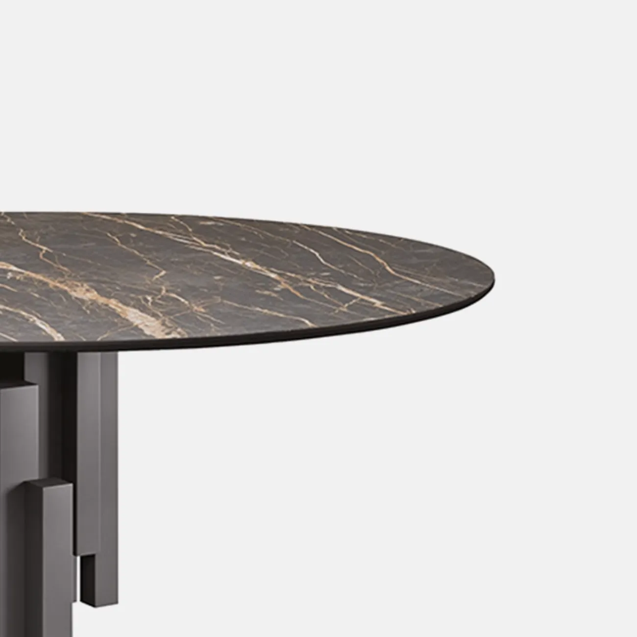 Дизайнерский круглый обеденный стол FINNNAVIAN Claire 35608-29