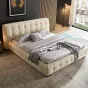 Роскошная двуспальная кровать в кремовом стиле FINNNAVIAN Lennon 35610-29