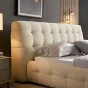 Роскошная двуспальная кровать в кремовом стиле FINNNAVIAN Lennon 35610-29