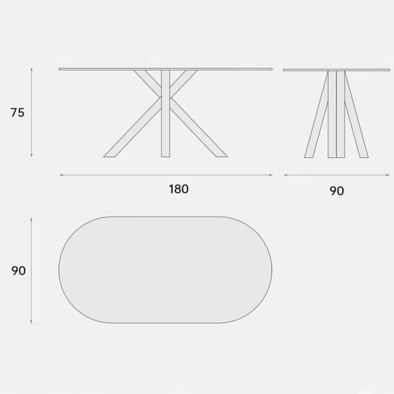 Современный дизайнерский обеденный стол из кварца FINNNAVIAN Leandro 35612-29