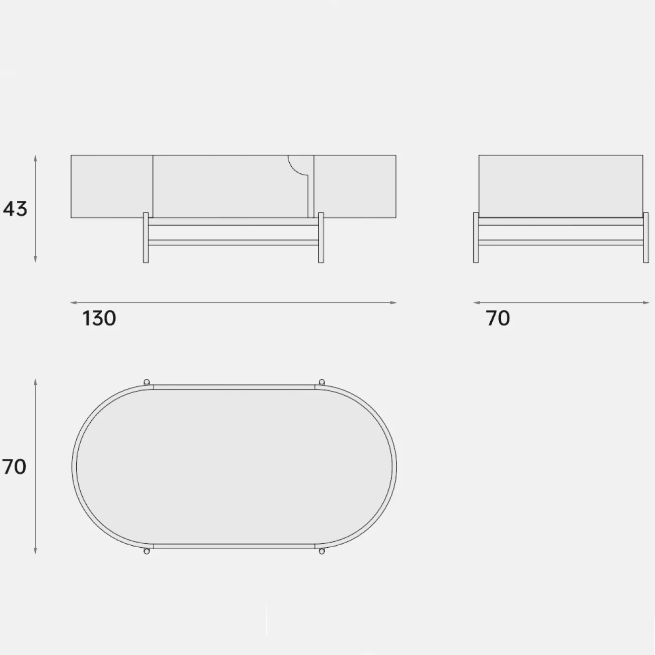 Современный светлый журнальный столик с ящиками FINNNAVIAN Nirvana 35615-29 Современный светлый журнальный столик с ящиками FINNNAVIAN Nirvana 35615-29