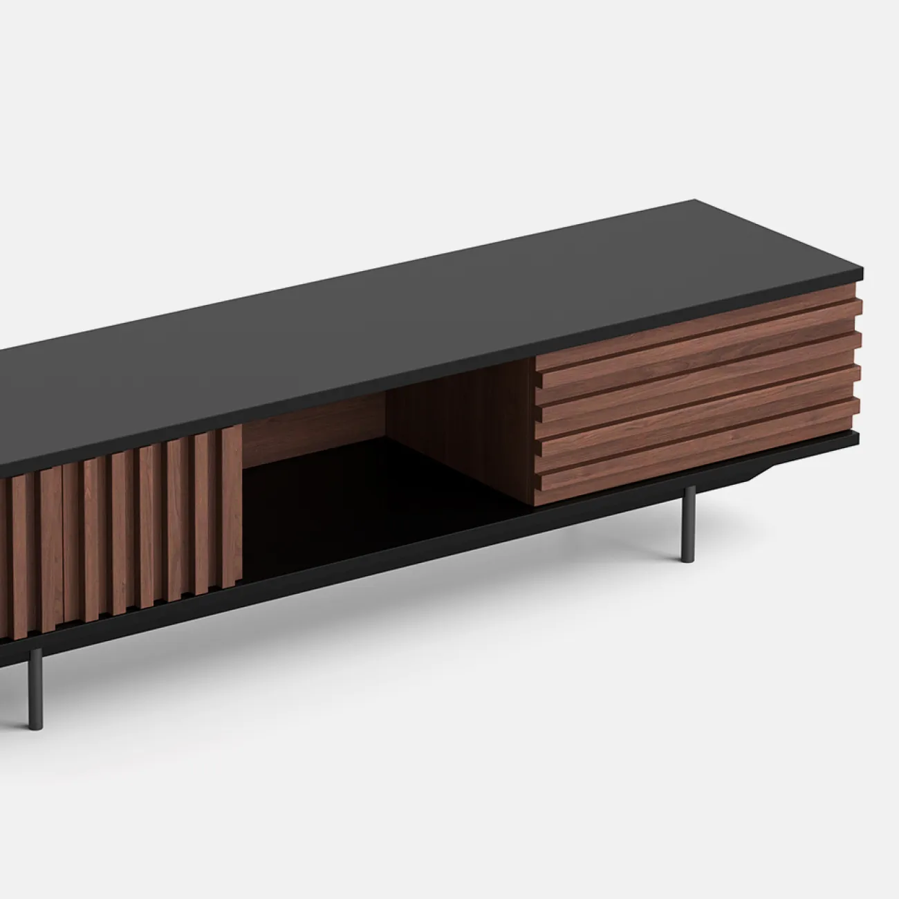 Шкафы под ТВ с высокими ножками и местом для хранения FINNNAVIAN Munro 35616-29