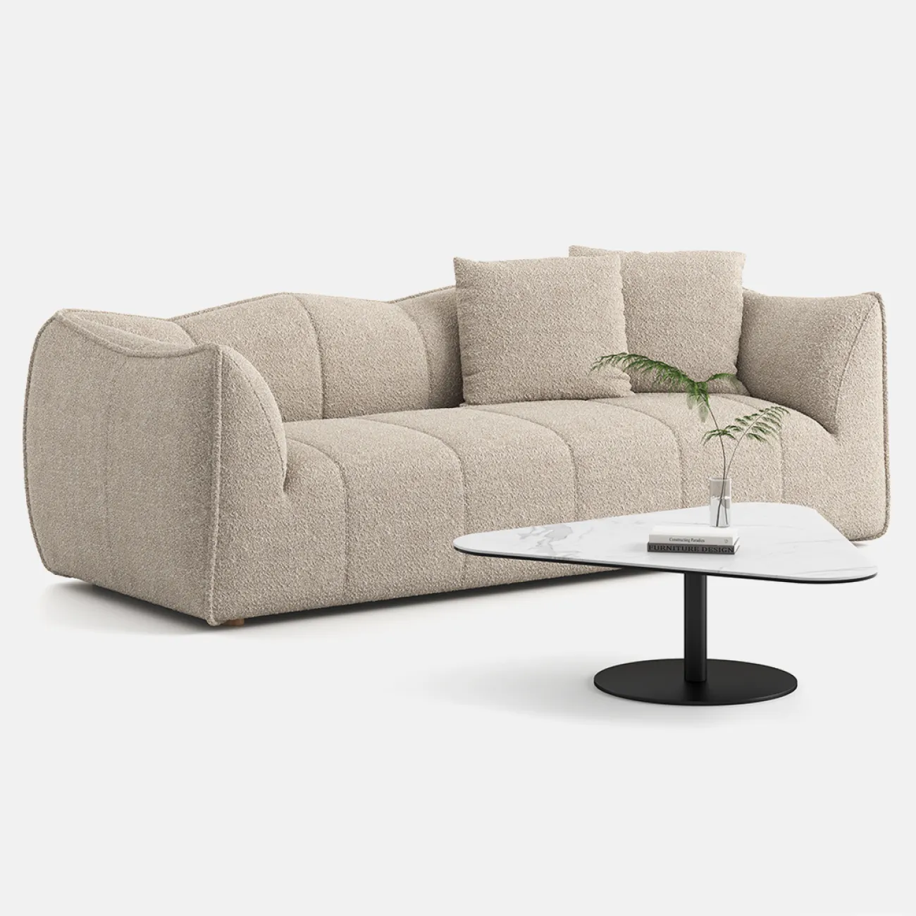 Дизайнерский диван в стиле ваби-саби FINNNAVIAN  Paidge 35618-29