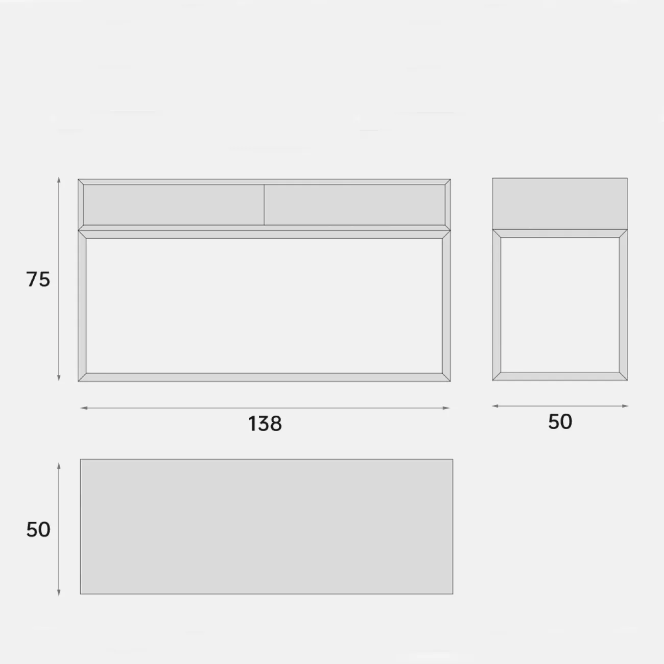 Роскошный прямоугольный письменный стол FINNNAVIAN Linea 35619-29 Роскошный прямоугольный письменный стол FINNNAVIAN Linea 35619-29