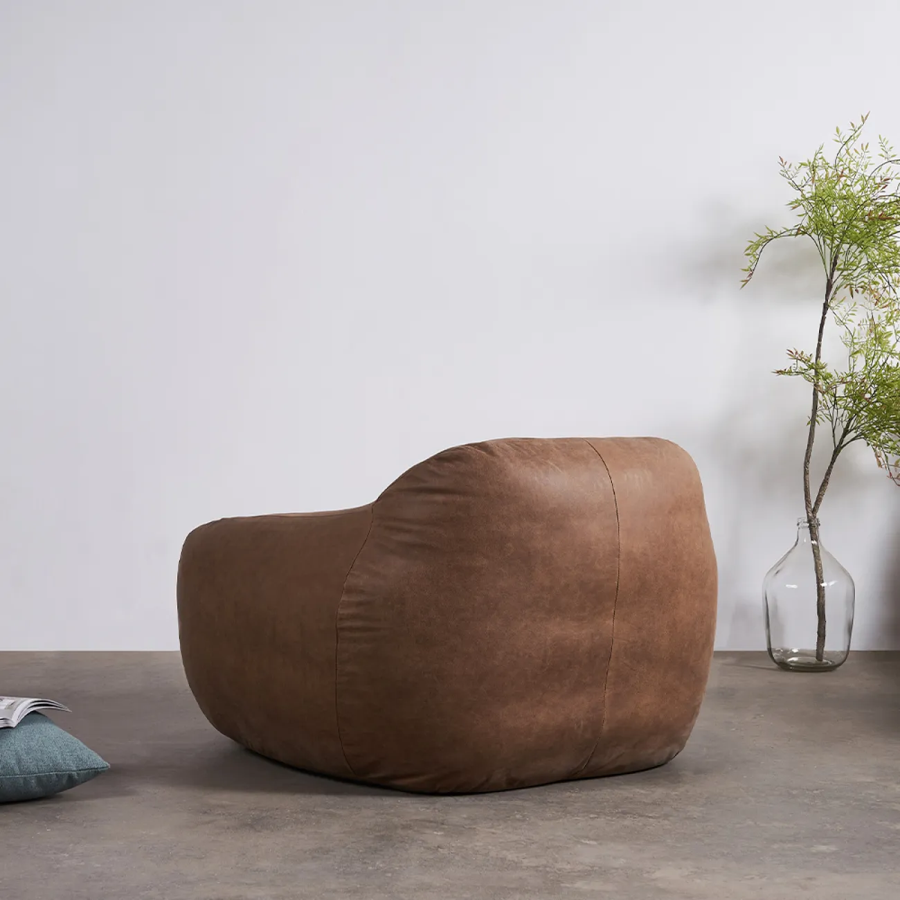 Кожаный диван-кресло для одного человека FINNNAVIAN Penn 35620-29