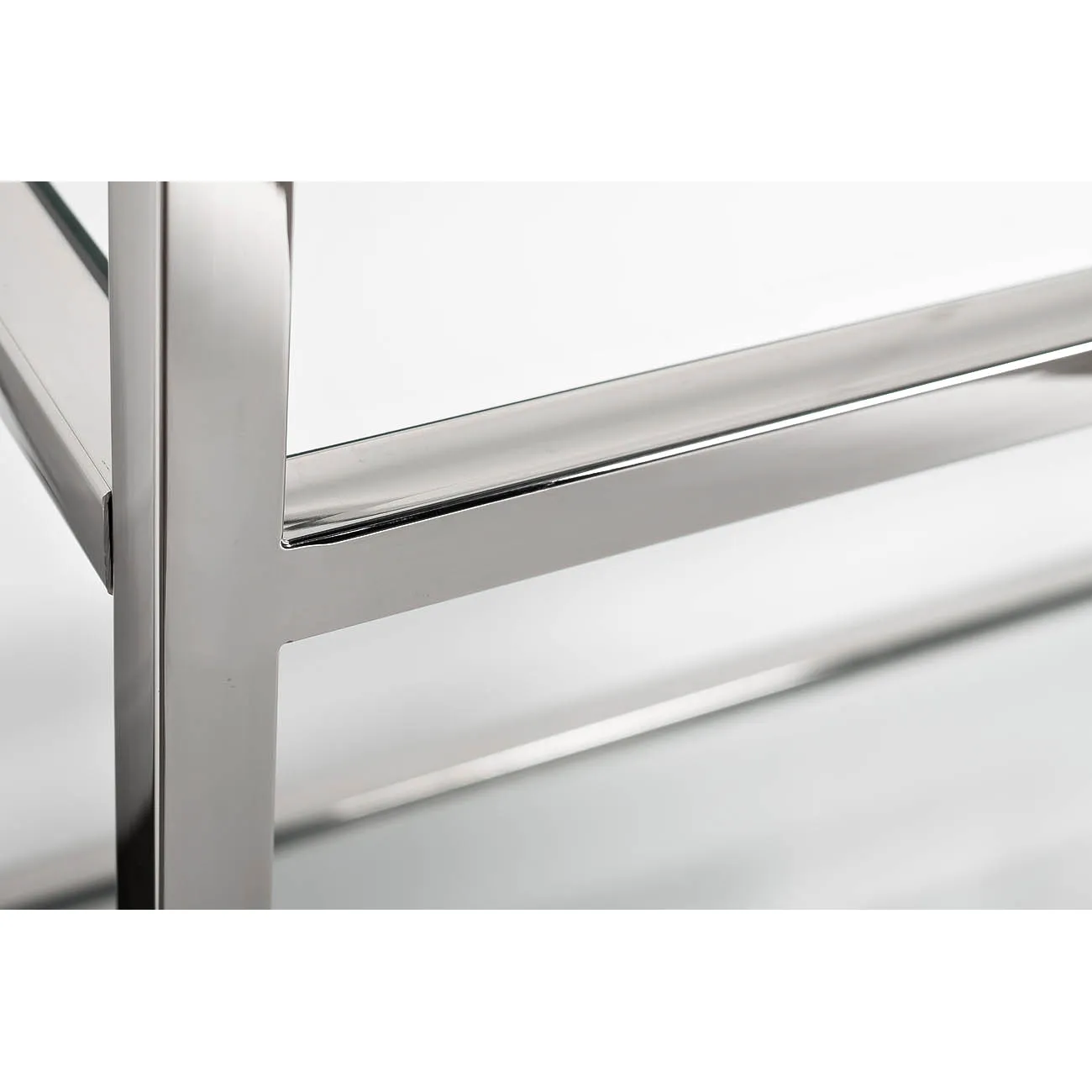 Стеллаж с прозрачным стеклом (хром) GY-SH8005 от LaLume