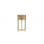 Журнальный стол круглый золотой 13RXFS5080L-GOLD от LaLume
