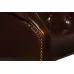 Кресло кожаное клубное темно-коричневое PJC347-PJ044 от ImperiumLOFT