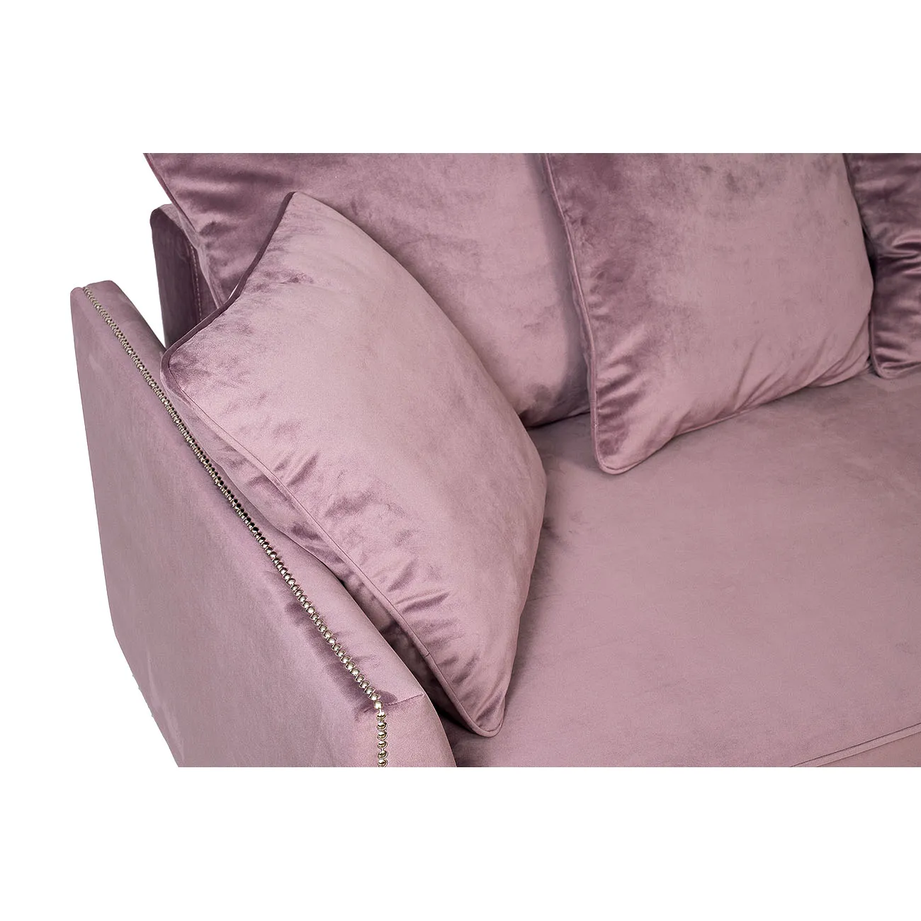 Диван Mores трехместный раскладной (пыльная роза) MORES2K-ПЫЛ/РОЗ-Н-Йорк40 от LaLume