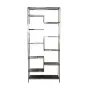 Стеллаж с черным стеклом (хром) 46AS-SH1408-SILVER от LaLume