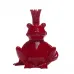 Статуэтка  Лягушка-Король  (красная) D2318красная