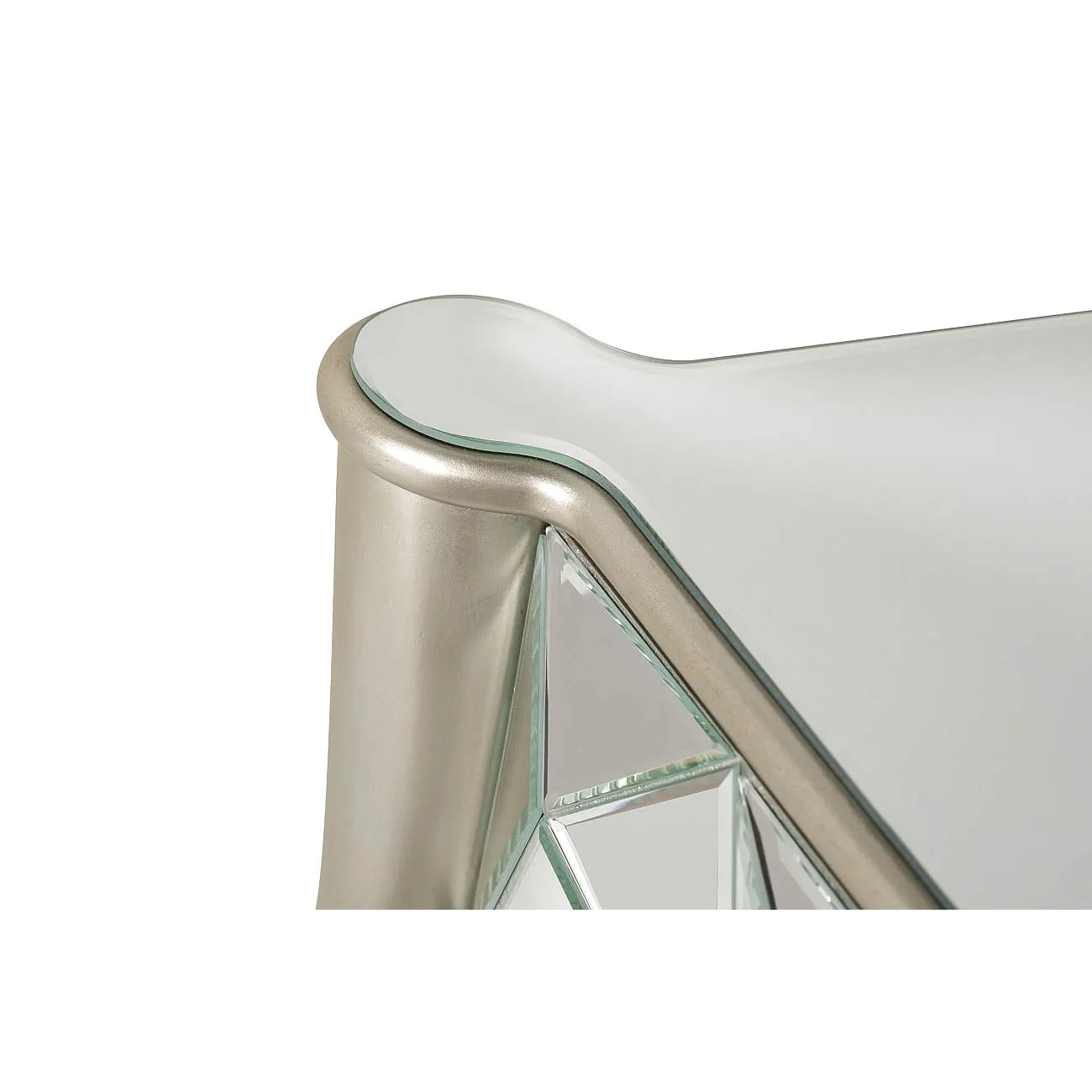 Тумбочка зеркальная с ящиками KFC662 от LaLume