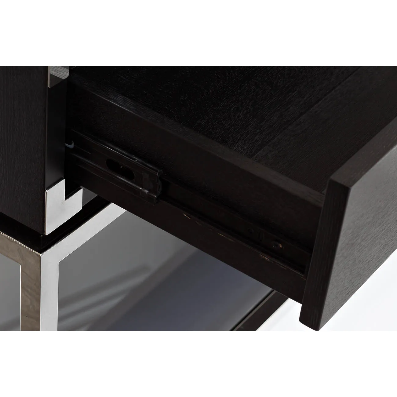 Консоль черная с ящиками 46AS-CT4116-BL от LaLume