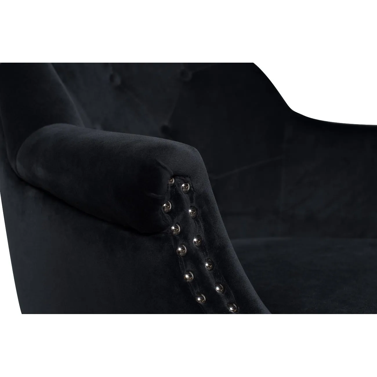 Кресло велюровое темно-серое 46AS-AR2357-DGREY от LaLume Кресло велюровое темно-серое 46AS-AR2357-DGREY от LaLume