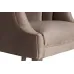 Кресло серое низкое велюровое ZW-857 GRE